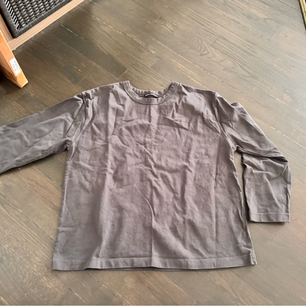 Gray Long Sleeve Shirt